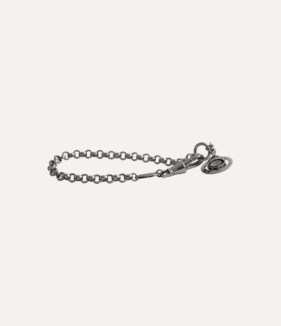 Vivienne Westwood New Petite Orb Bracelet in ruthenium